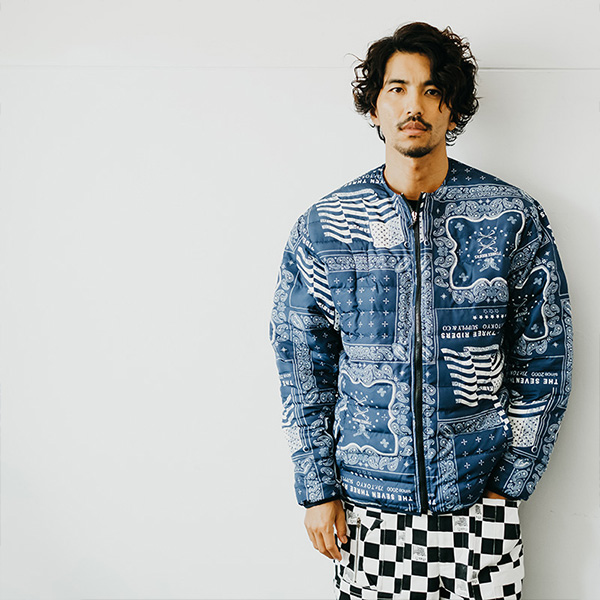 REVERSIBLE LIGHT JAKET 【BANDANA】20AW